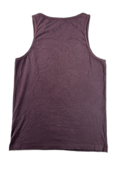 H&M Tank Top Purple M Cotton Blend Sleeveless Crewneck Regular Fit Lightweight