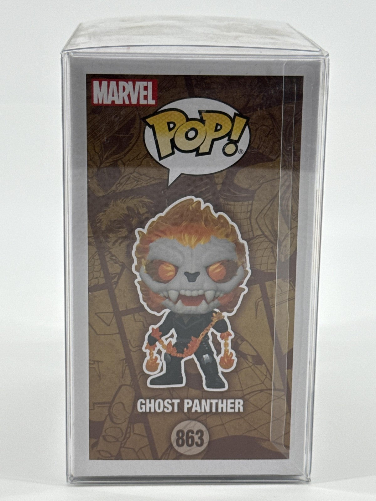 Funko Pop Marvel Ghost Panther 863 GameStop Glow In Dark Multicolor Protector