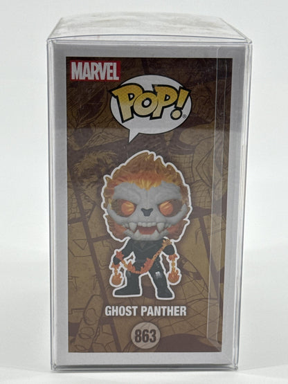 Funko Pop Marvel Ghost Panther 863 GameStop Glow In Dark Multicolor Protector