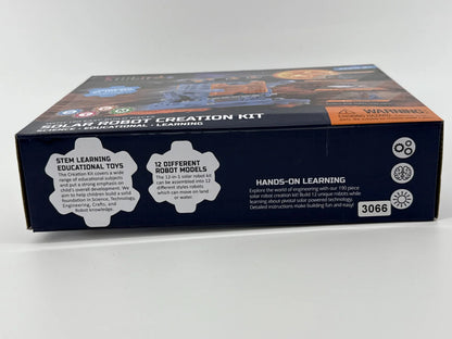 Sillbird Solar Robot Kit 12-in-1 STEM Building Toy 190 Pieces Ages 8+ Sealed New