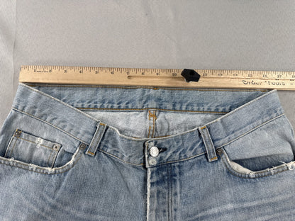 Helmut Lang Straight Leg Jeans 36 Light Wash 100% Cotton Regular Fit