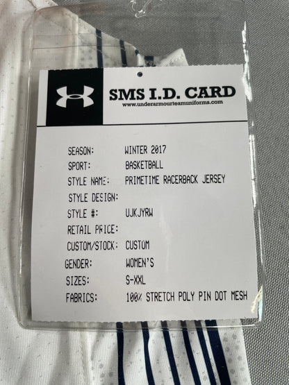 Under Armour Cal 12 Basketball Jersey SM White Racerback Sleeveless NWT Apparel