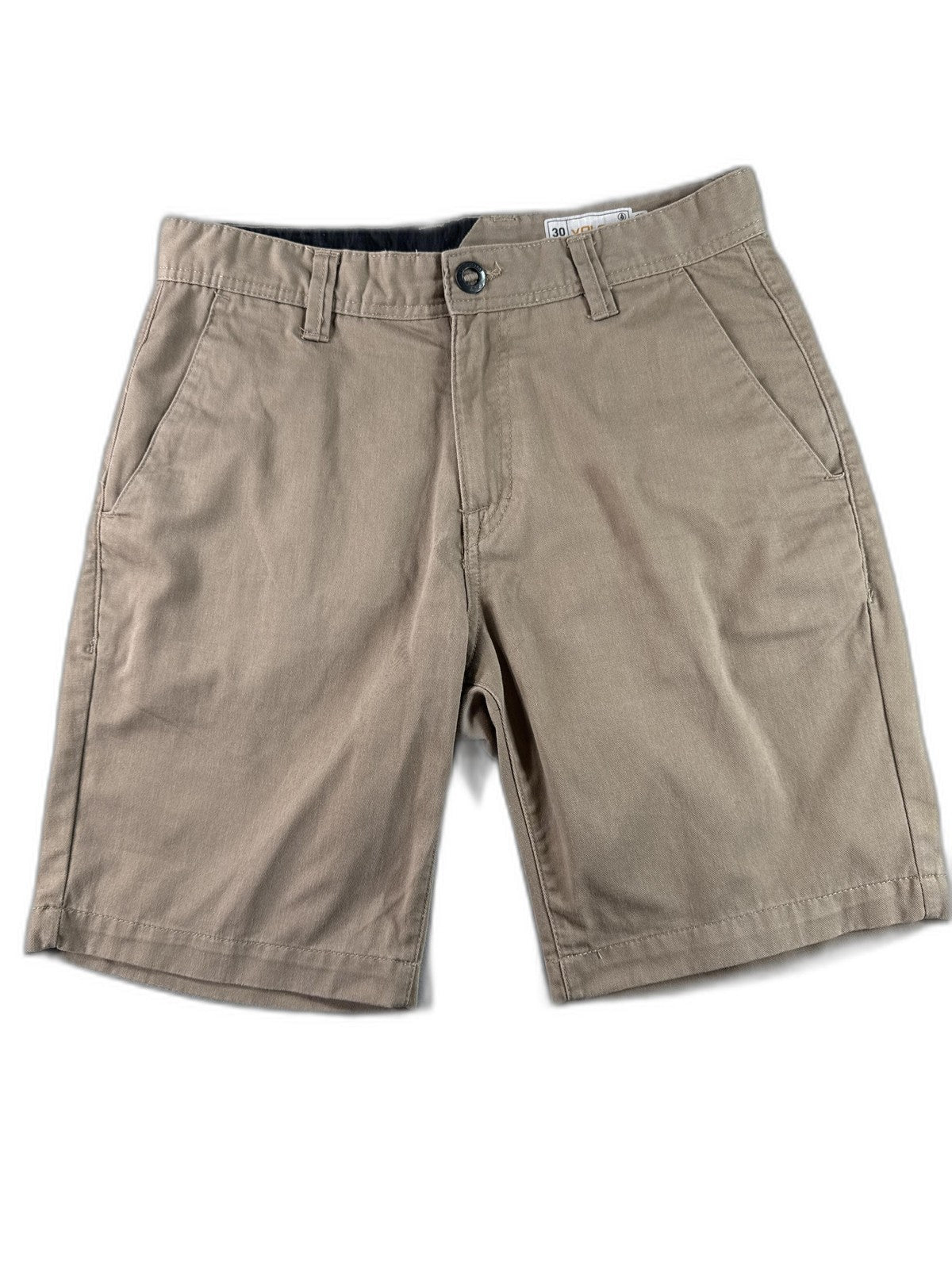 Men's Khaki Shorts 30 Cotton Blend Wear Classic Fit