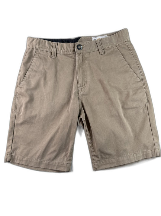Men's Khaki Shorts 30 Cotton Blend Wear Classic Fit