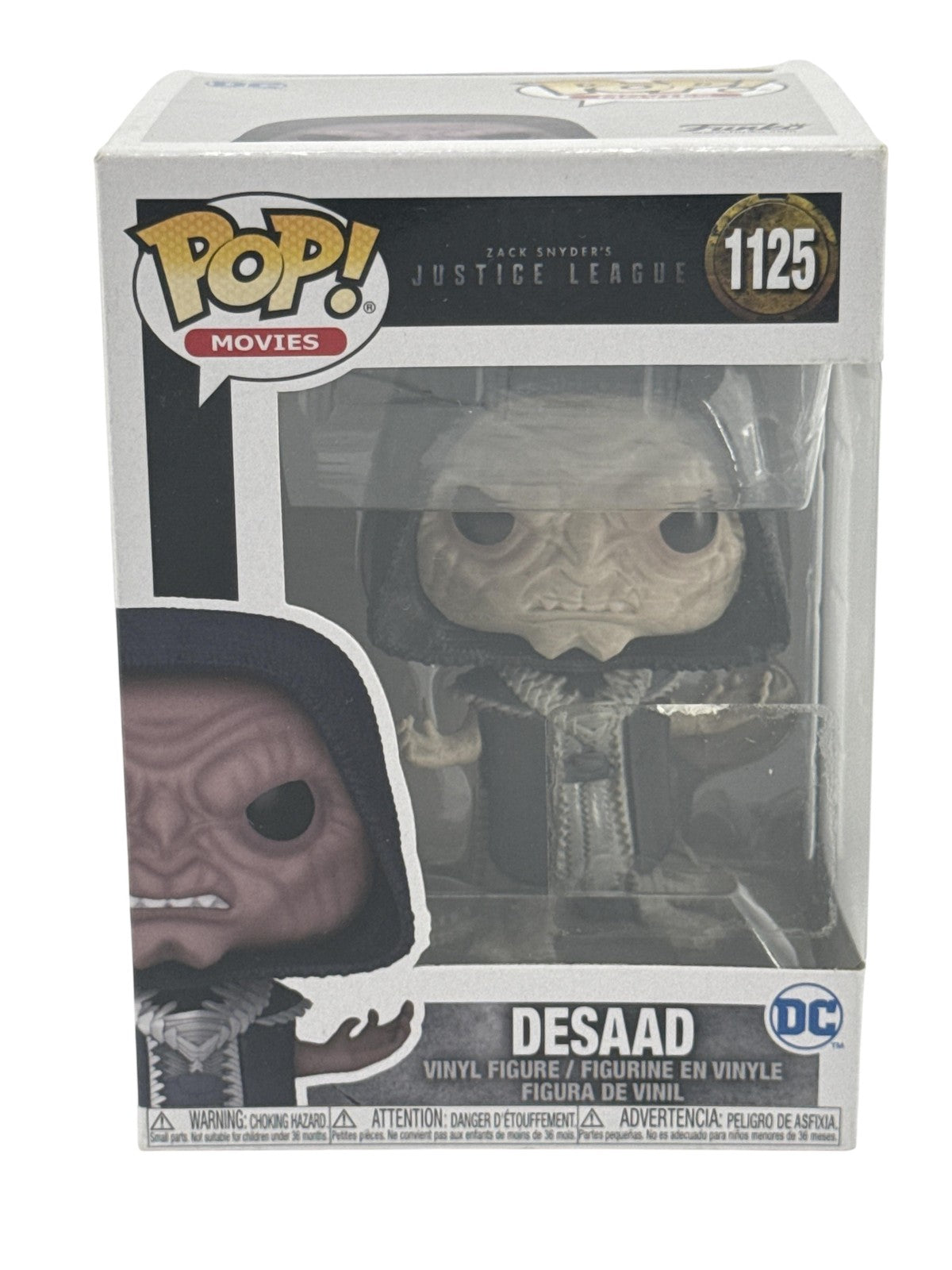 Funko Pop Movies Justice League Desaad #1125 Vinyl Figure Gray Standard Common