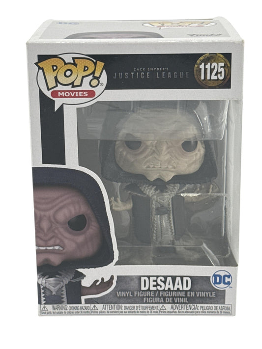 Funko Pop Movies Justice League Desaad #1125 Vinyl Figure Gray Standard Common
