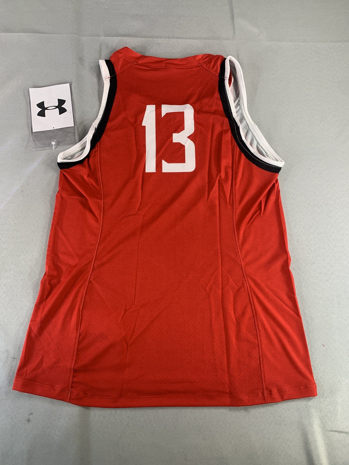 Maryland Basketball Jersey Womens Large NCAA College 13 Under Armour 4-Way Stret