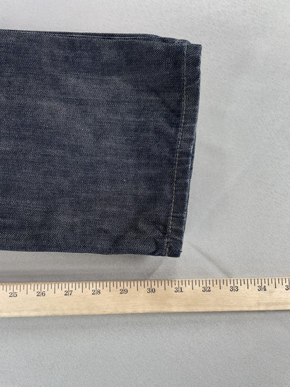 Freestyle Revolution Jeans Womens 22 Blue Bowie Sand Stretch Denim Straight Leg
