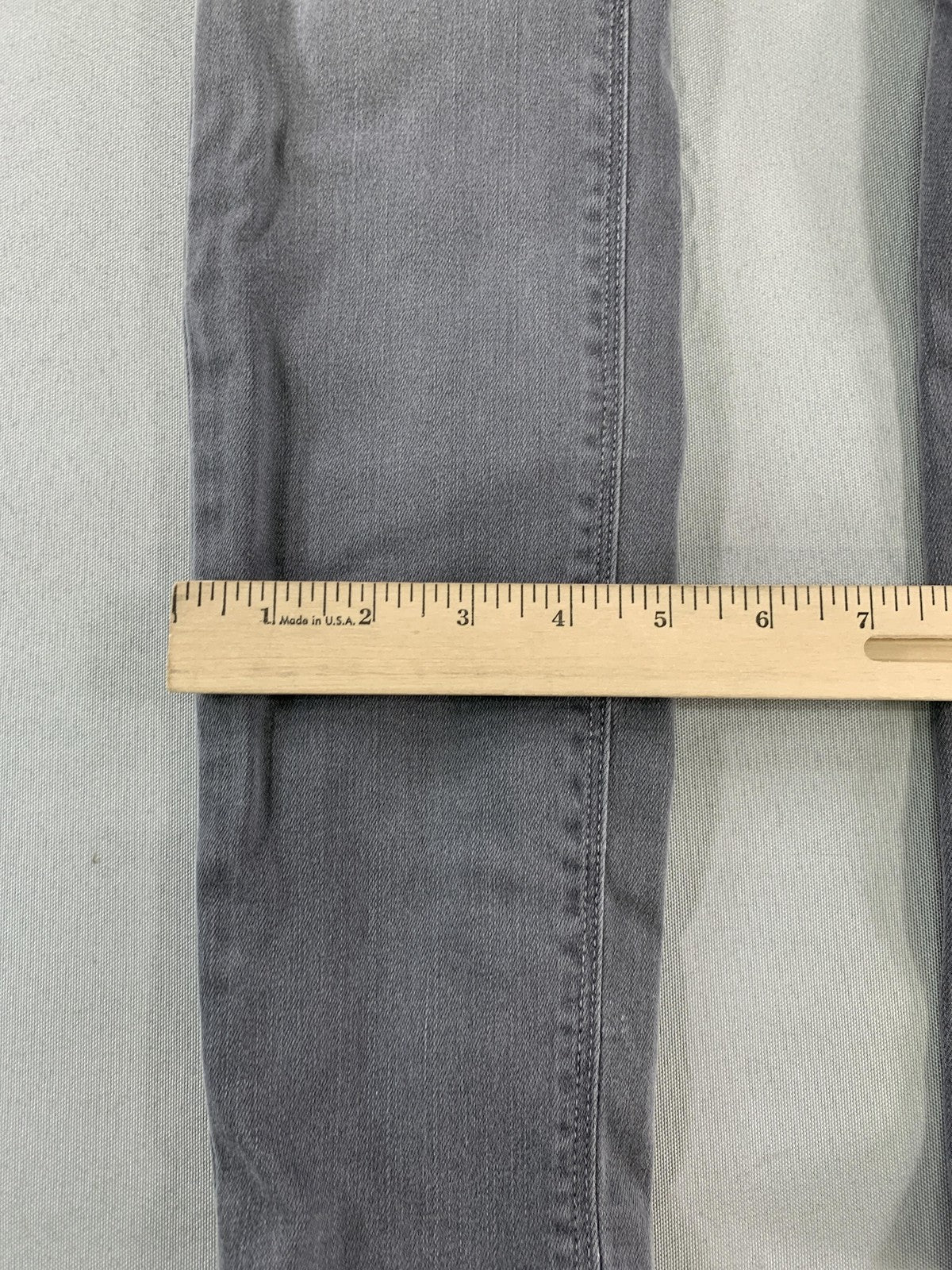 Hudson Jeans Womens 23 Gray Nico Mid-Rise Super Skinny Stretch Denim Made USA