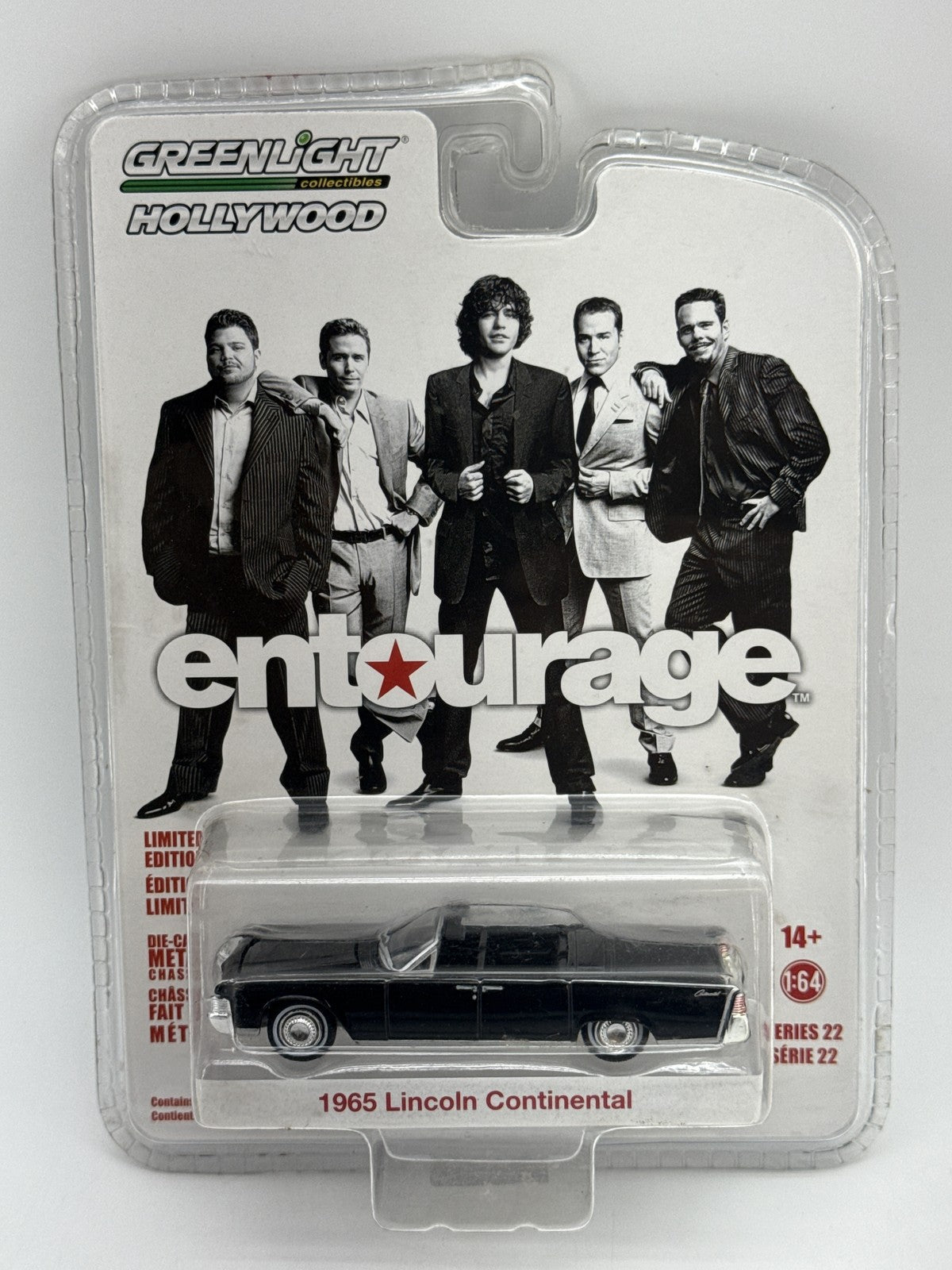 Greenlight Hollywood 1:64 Entourage 1:64 Diecast Car Black Metal