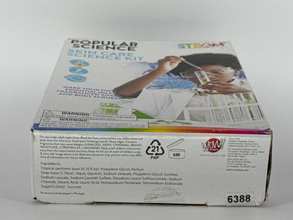 STEAM Science Kit POPULAR SCIENCE Skincare Soap Lab DIY Kids Toy Set 8+ NEW 1580