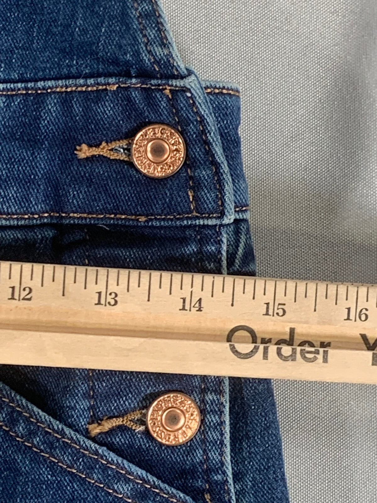 Express Womens Denim Overalls 0 Dark Wash Fray Hem Distressed Stretch Jeans 5736
