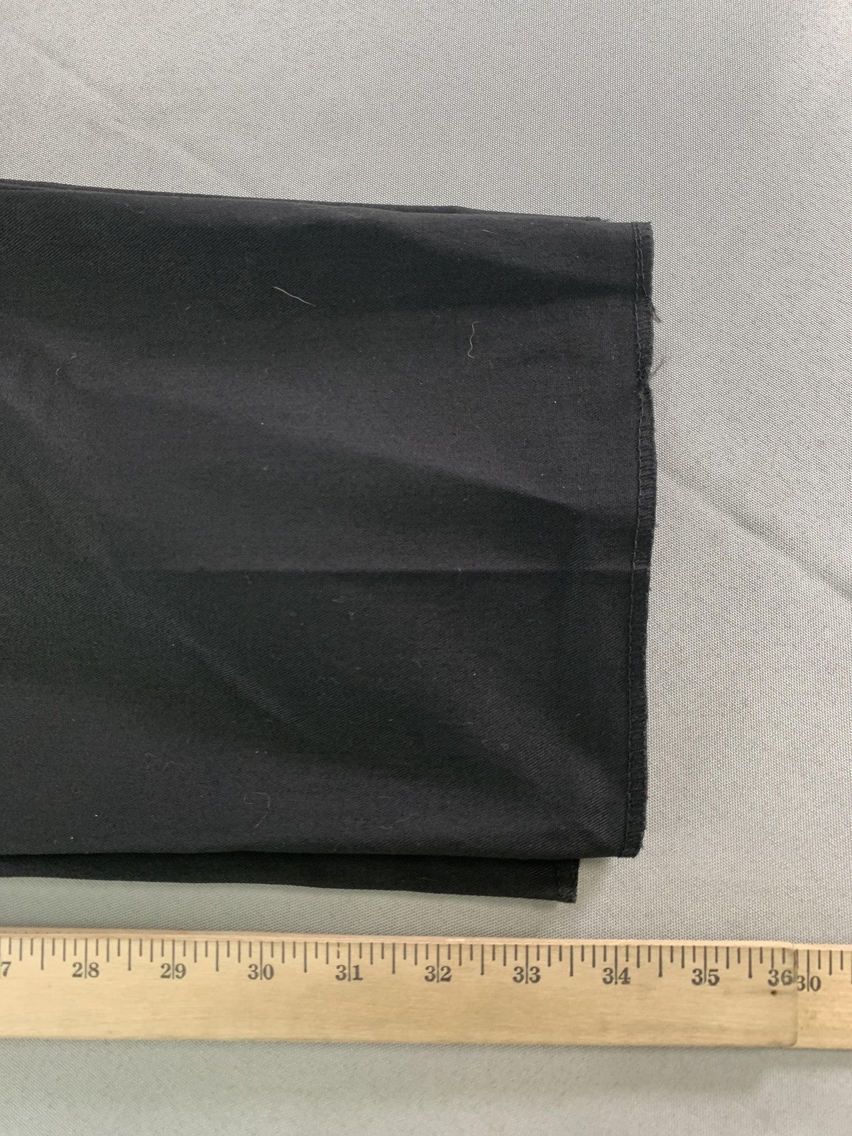 Edwards Chino Pants Mens 36 Black Flat Front Poly Cotton Uniform Work Unbranded