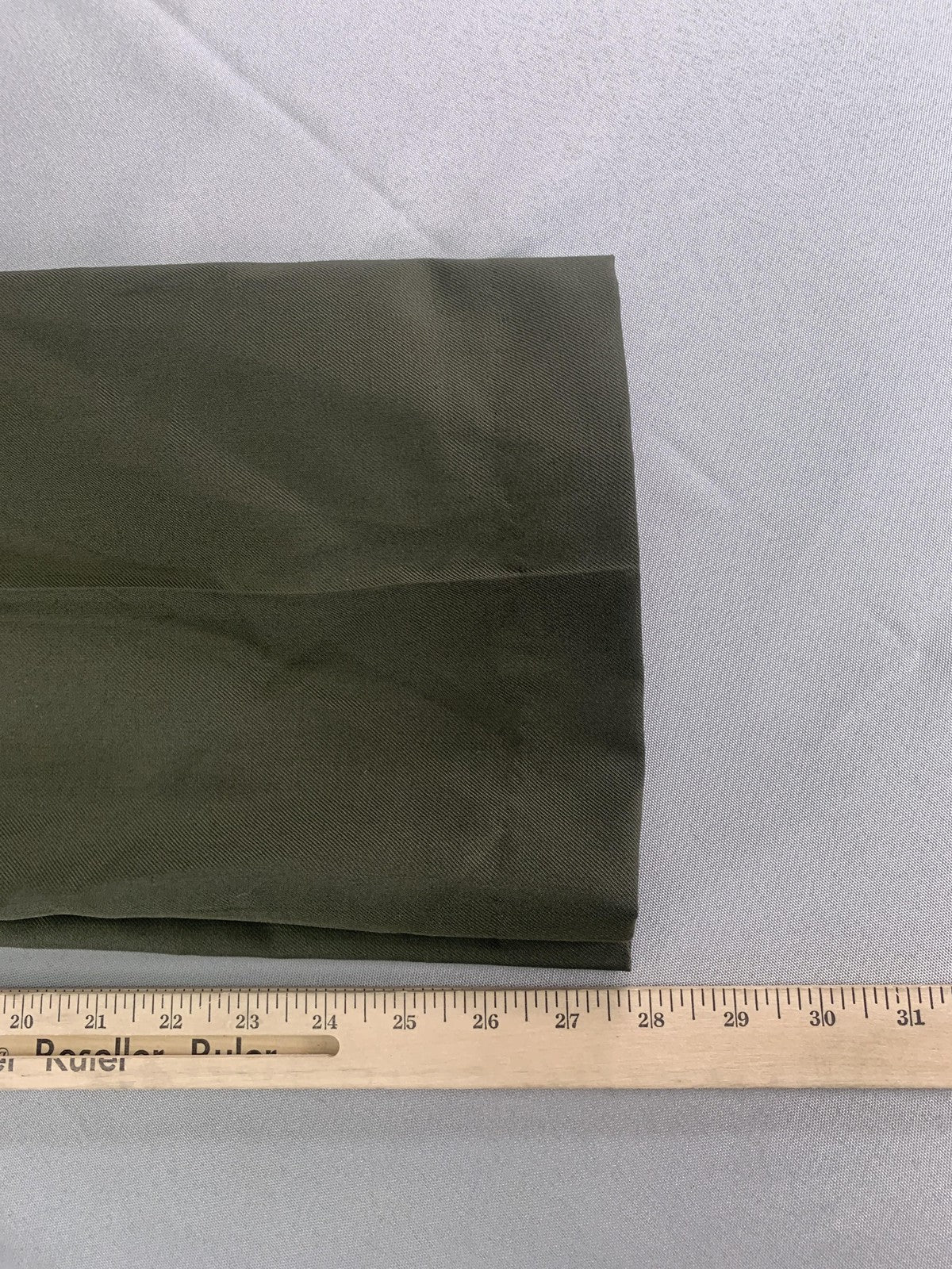 Southeastern Pants Mens 18 Olive Green Wool Blend Stripe Dress Uniform Made USA