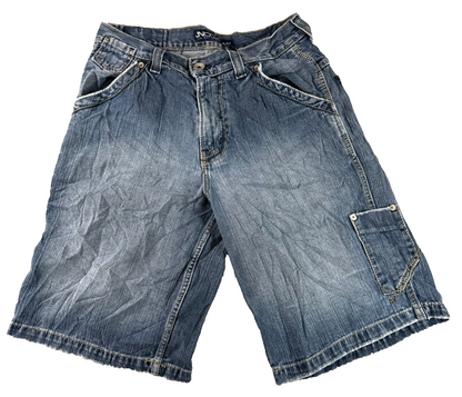 JNCO Denim Cargo Shorts Mens 32 Blue Carpenter Skater Baggy Y2K Jean Shorts