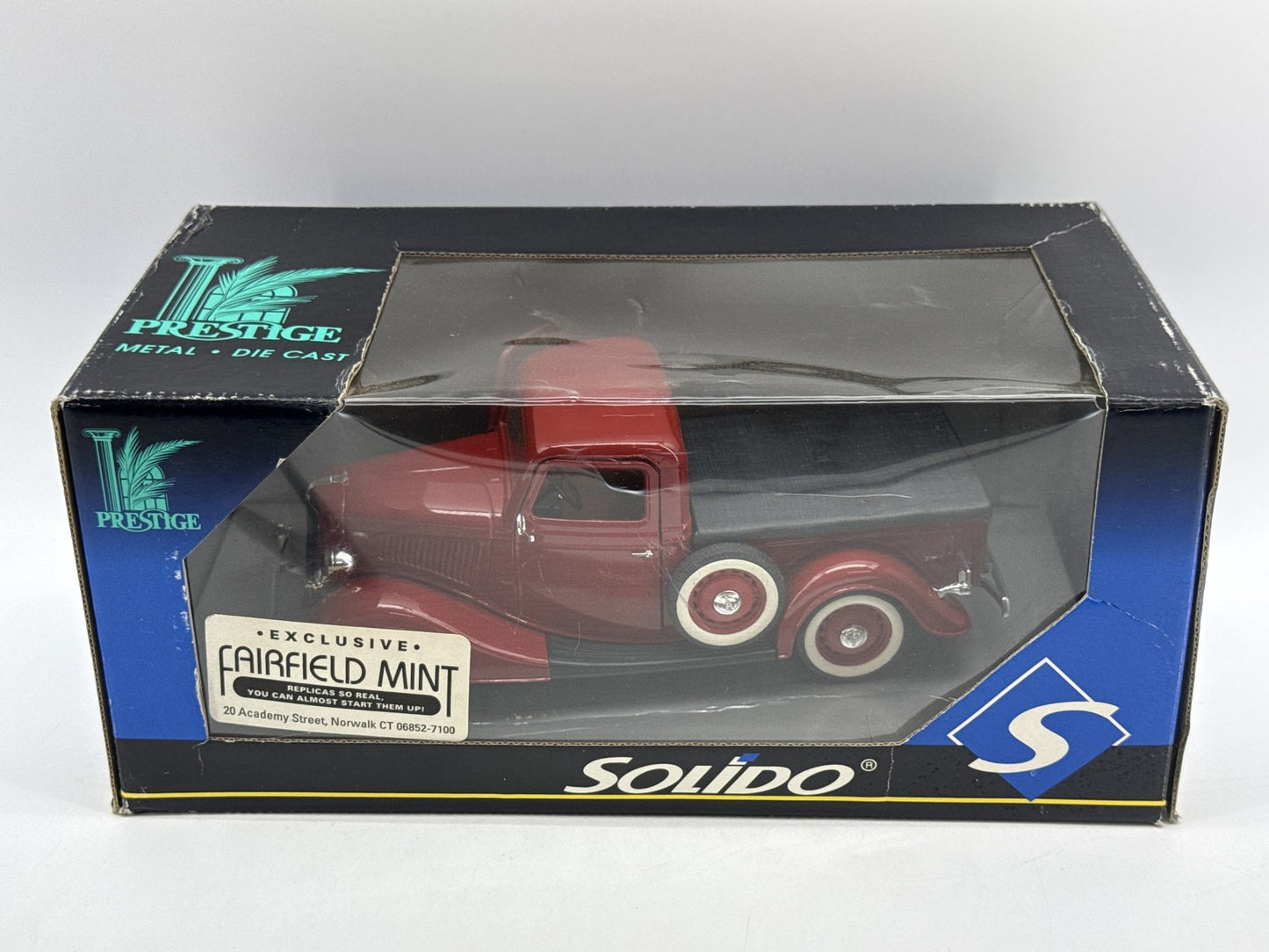 Solido Prestige Diecast Model Car Red Metal Exclusive Detailed France 40th