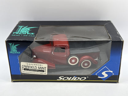 Solido Prestige Diecast Model Car Red Metal Exclusive Detailed France 40th