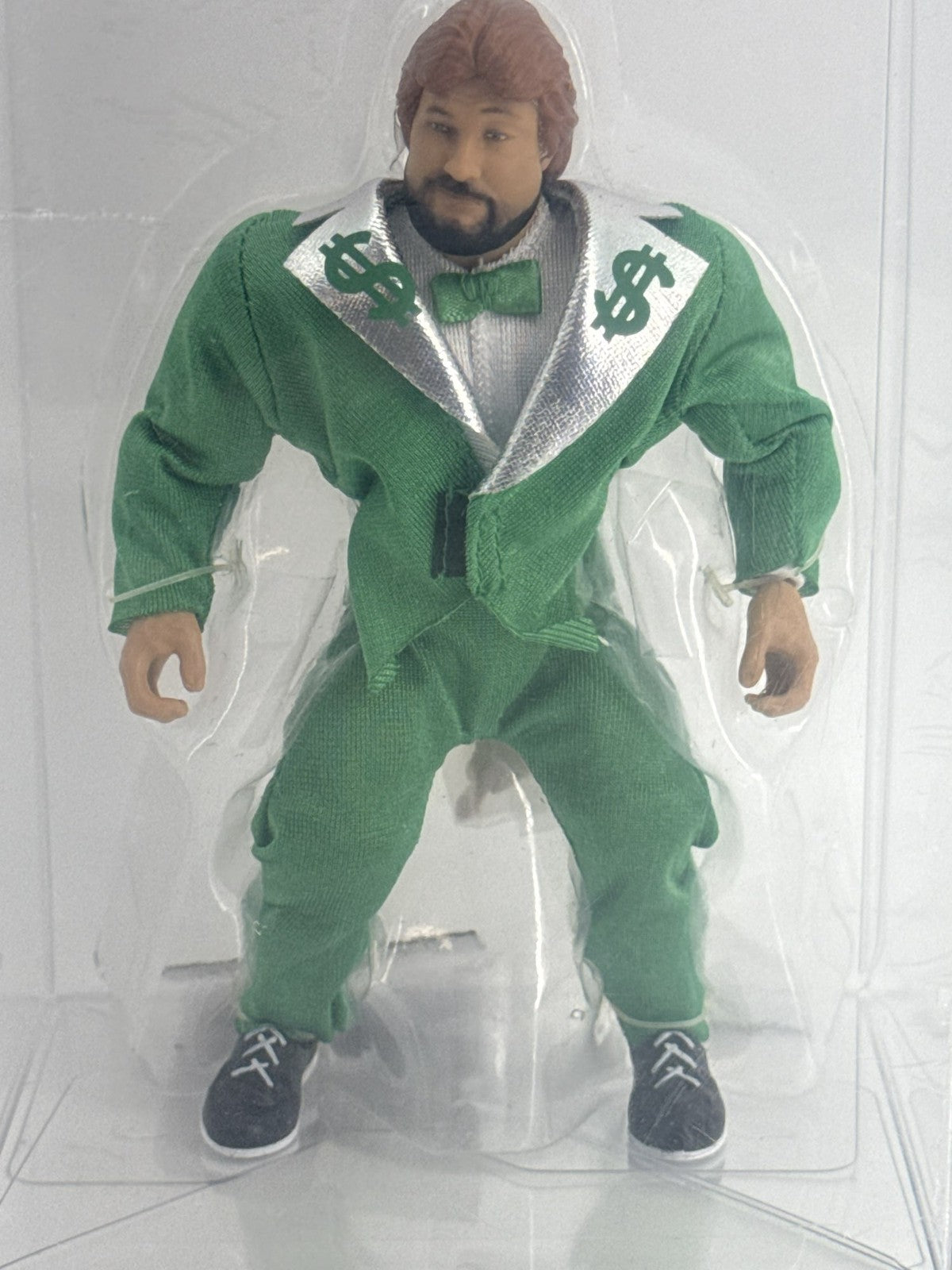 WWE Elite Ted DiBiase Million Dollar Man Green Suit 6721 Loose Complete Alt Hand