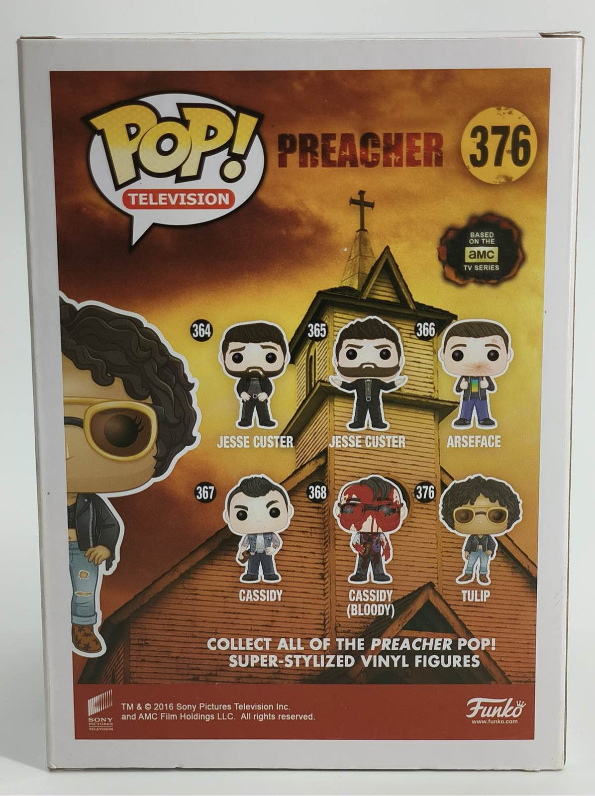 Funko Pop Preacher Tulip #376 PX Previews Exclusive Vaulted Vinyl Figure Boxed