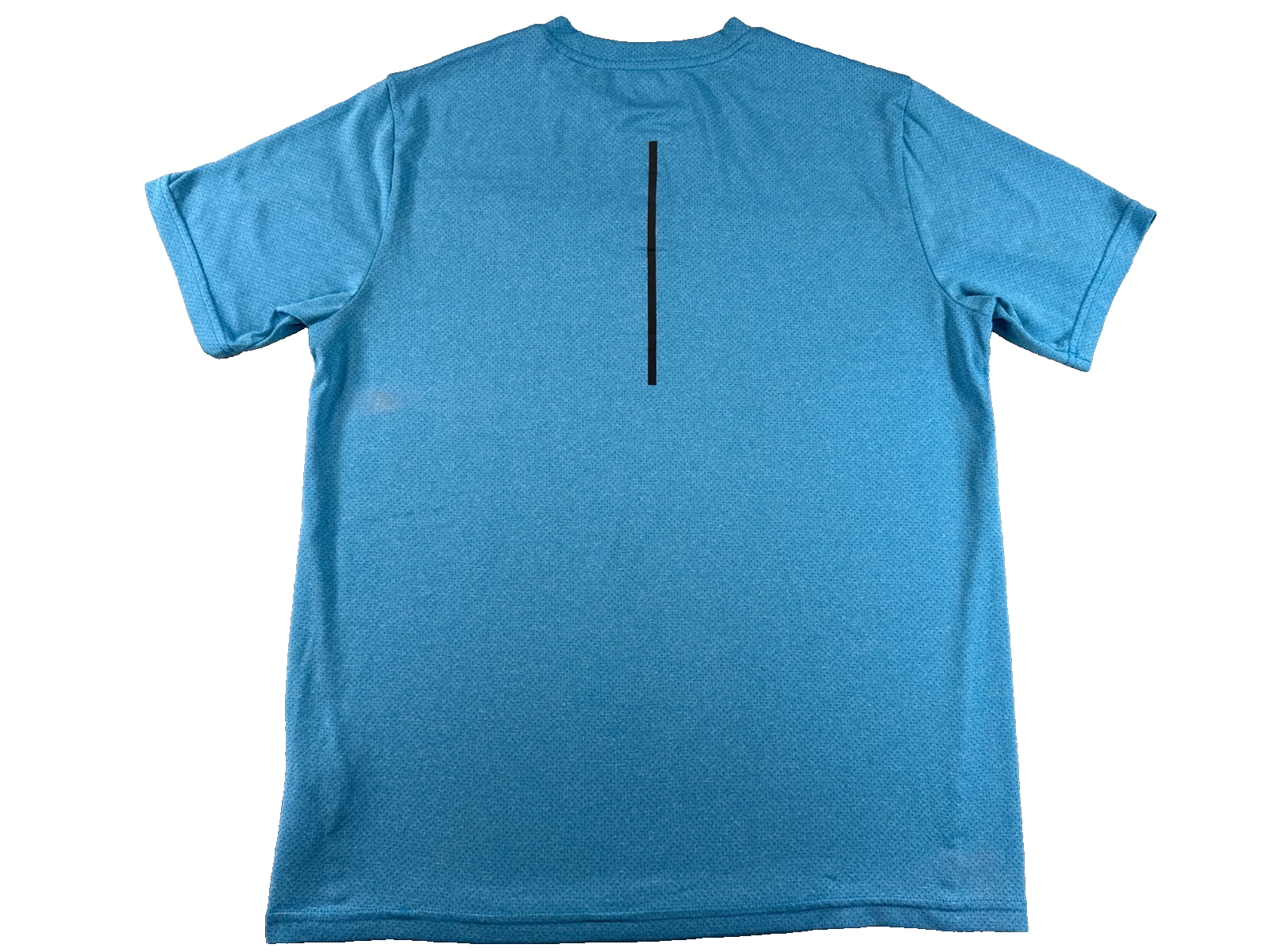New Balance Mens M Light Blue Performance Athletic Tee Short Sleeve Mesh Running