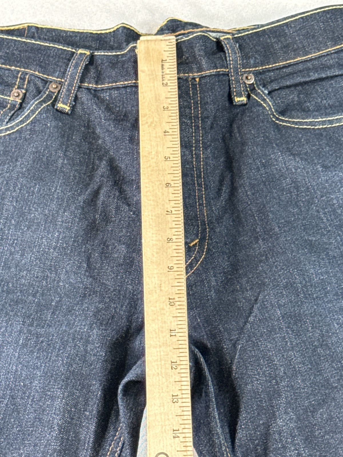 Levi's Straight Fit Jeans W36 L30 Dark Blue Denim Made in Mexico