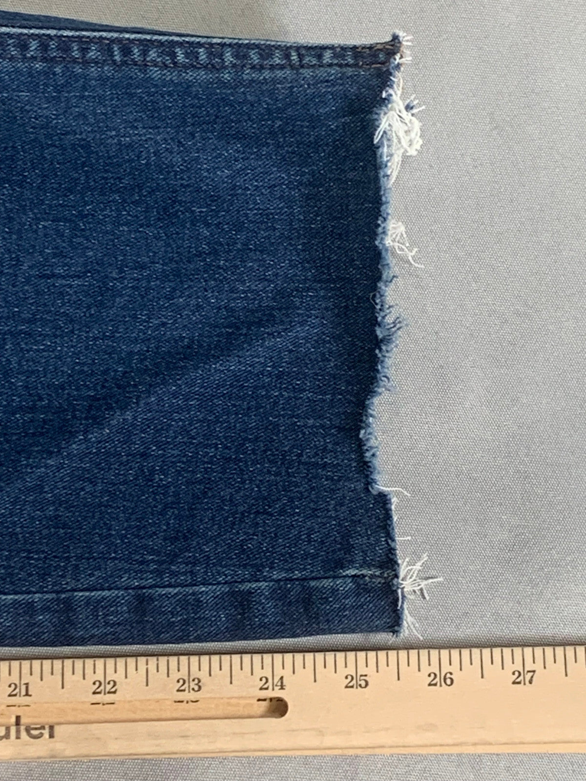 Express Womens Denim Overalls 0 Dark Wash Fray Hem Distressed Stretch Jeans 5736