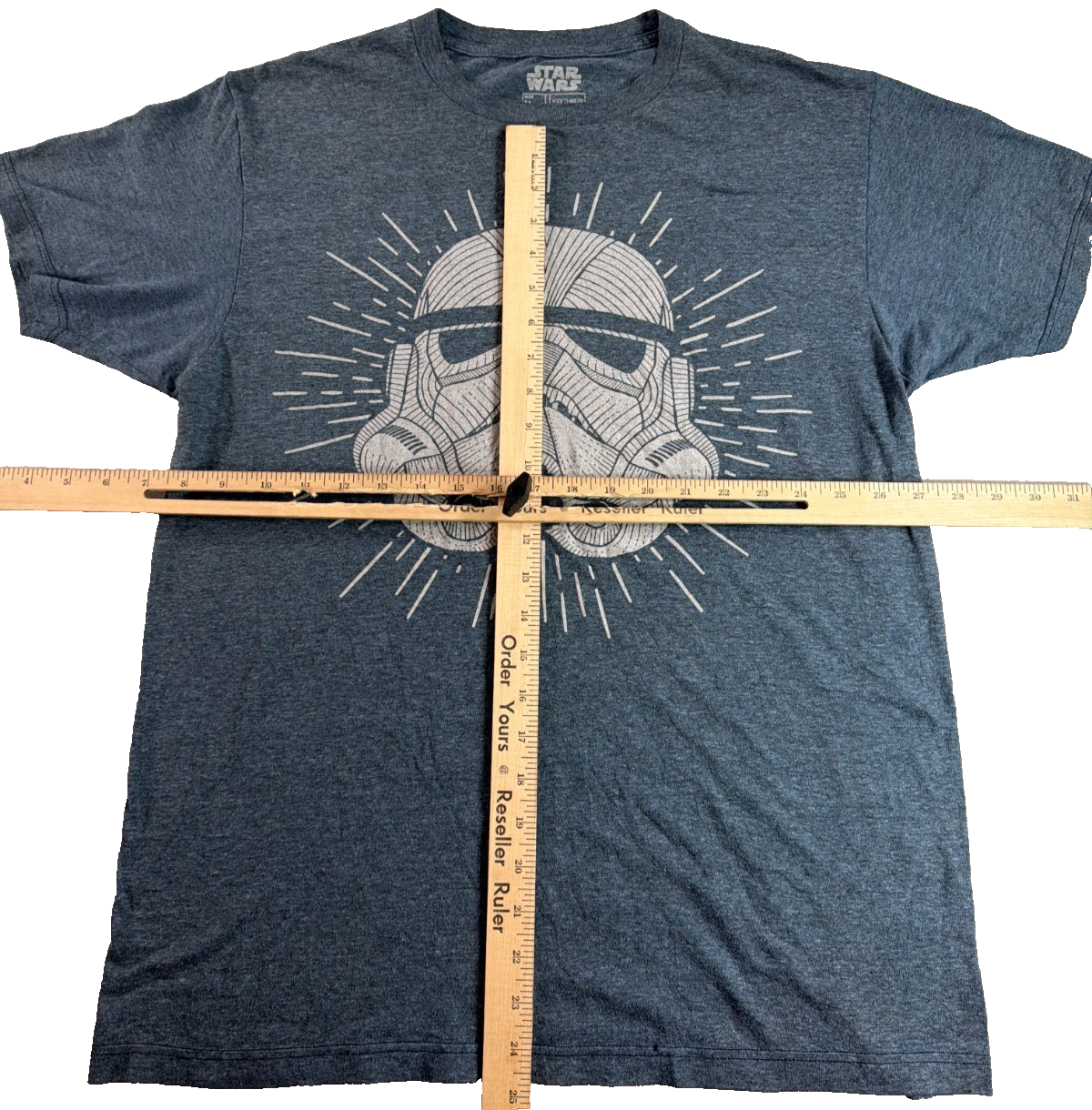 Star Wars Stormtrooper Helmet Sunburst Graphic Tee Fifth Sun Medium Heather