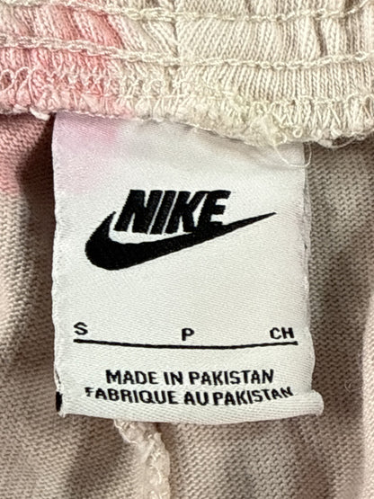 Nike Tie Dye Sweatpants Womens S Pink 100% Cotton Regular Fit Lounge Wear