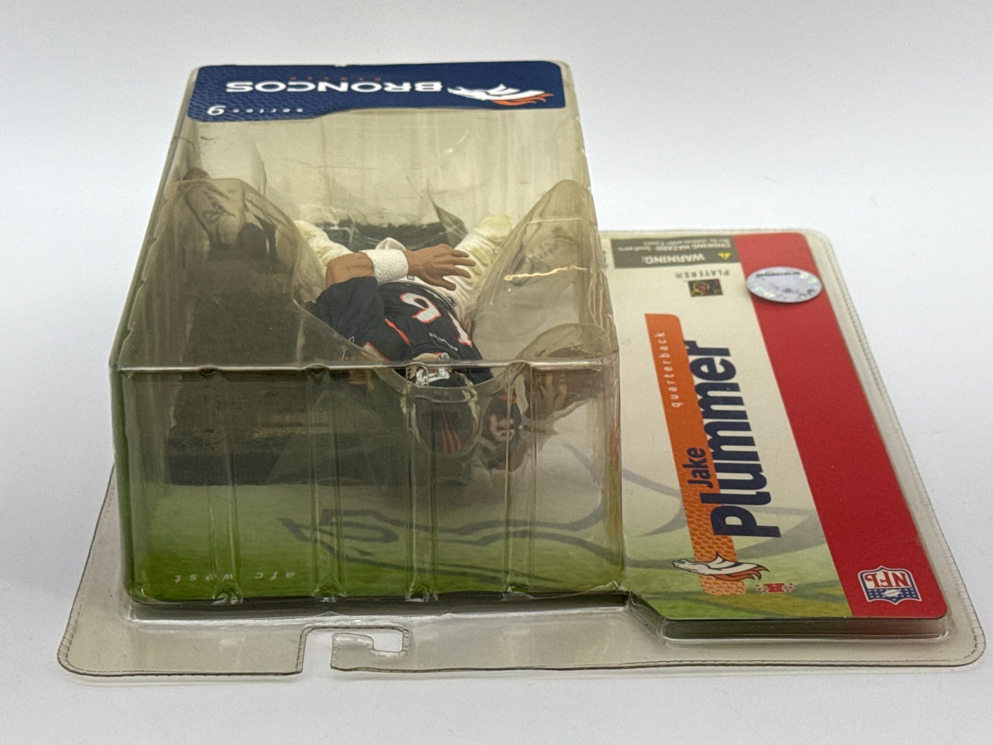 McFarlane NFL Series 9 Jake Plummer Denver Broncos QB #16 Blue Jersey Figure