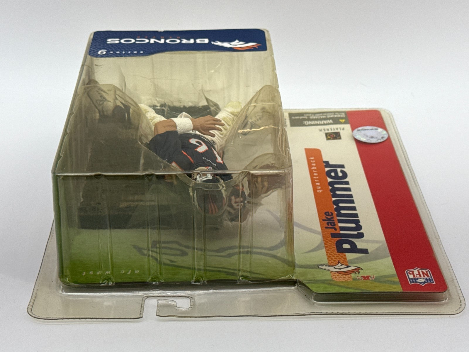 McFarlane NFL Series 9 Jake Plummer Denver Broncos QB #16 Blue Jersey Figure