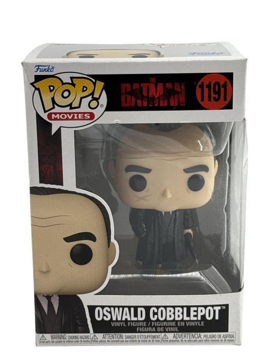 Funko Pop Movies The Batman Oswald Cobblepot 1191 Figure Vinyl DC Boxed Black