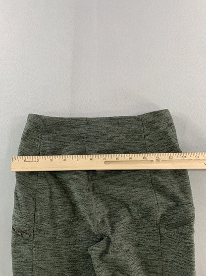 Eddie Bauer Pants Womens XS Gray High Rise Leggings Zip Pockets Stretch Athletic