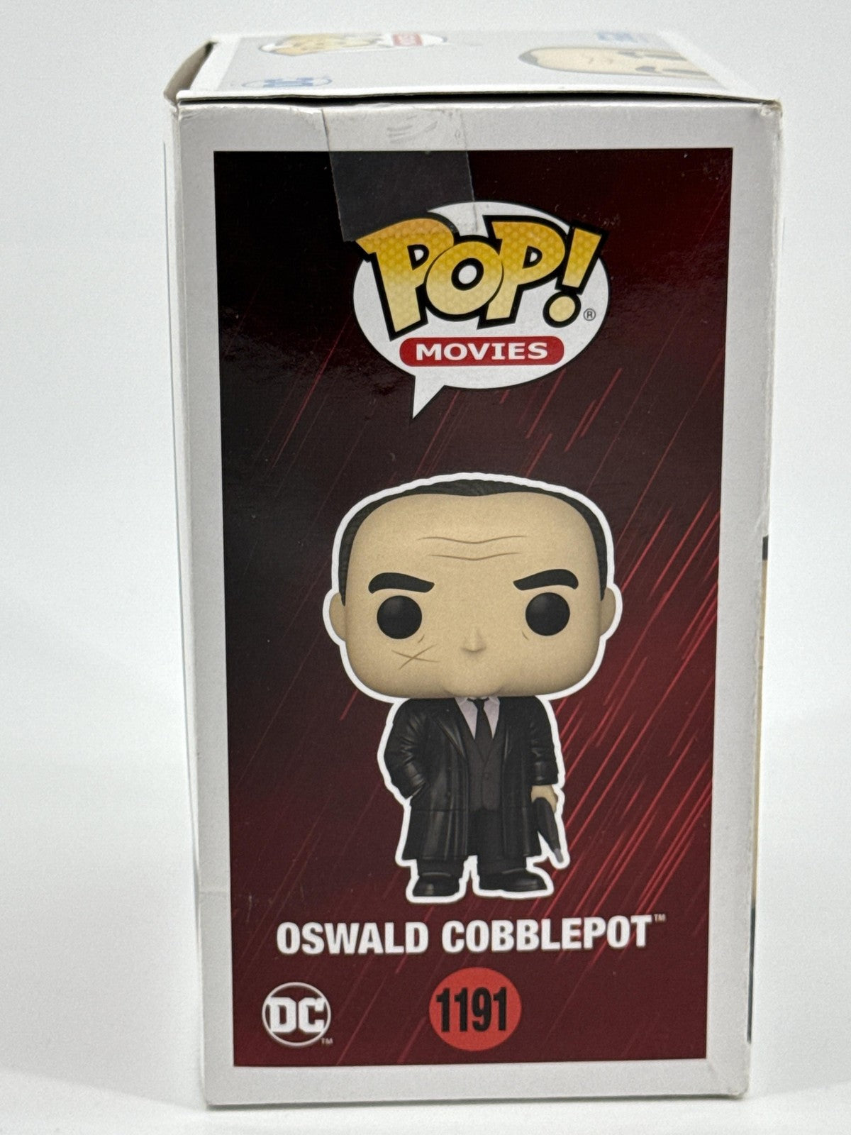 Funko Pop Movies The Batman Oswald Cobblepot 1191 Figure Vinyl DC Boxed Black