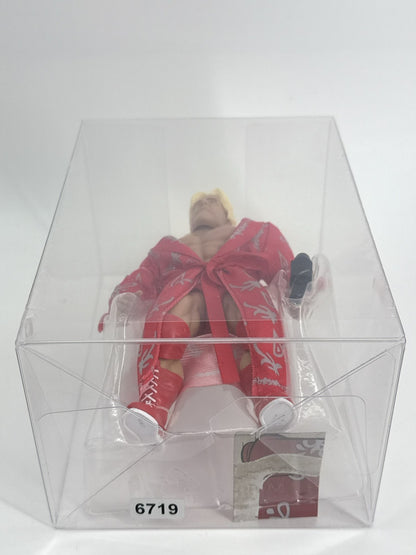 WWE Ultimate Edition Ric Flair Figure Red Robe Mattel 6719 Loose Extra Hands Mic