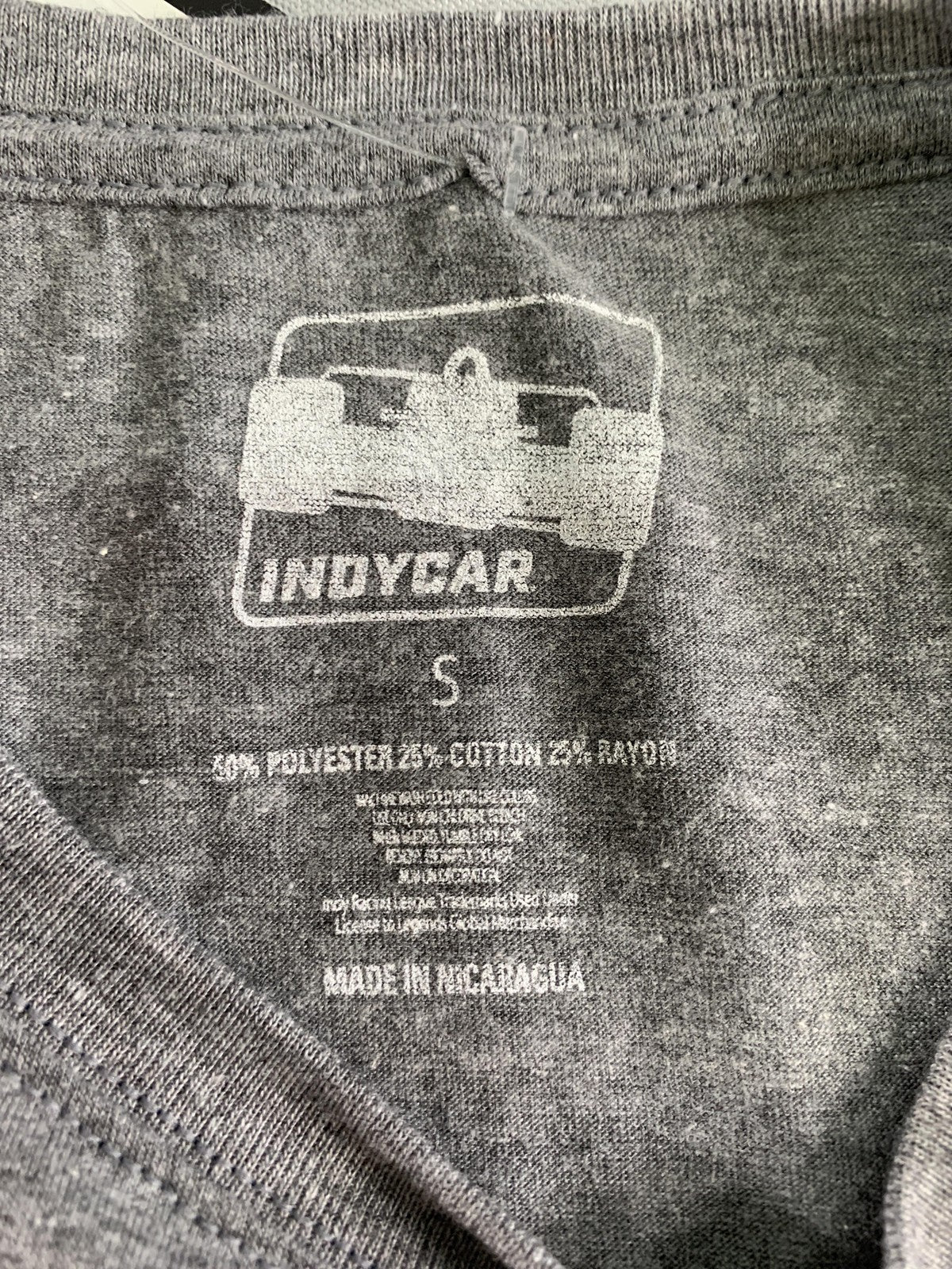 IndyCar Shirt Womens Small Gray NTT IndyCar Series Race Car Graphic Tee New Tags