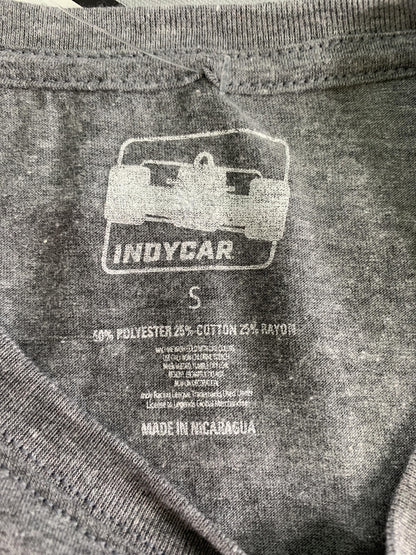 IndyCar Shirt Womens Small Gray NTT IndyCar Series Race Car Graphic Tee New Tags