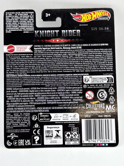 Hot Wheels Premium Knight Rider K.I.T.T. 1:64 Die Cast Model Car Black Metal