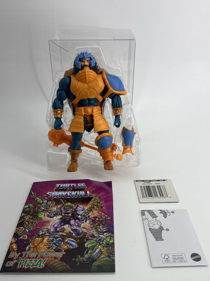 Mattel MOTU Turtles of Grayskull Man-At-Arms Origins TMNT Figure Loose Comic HPR
