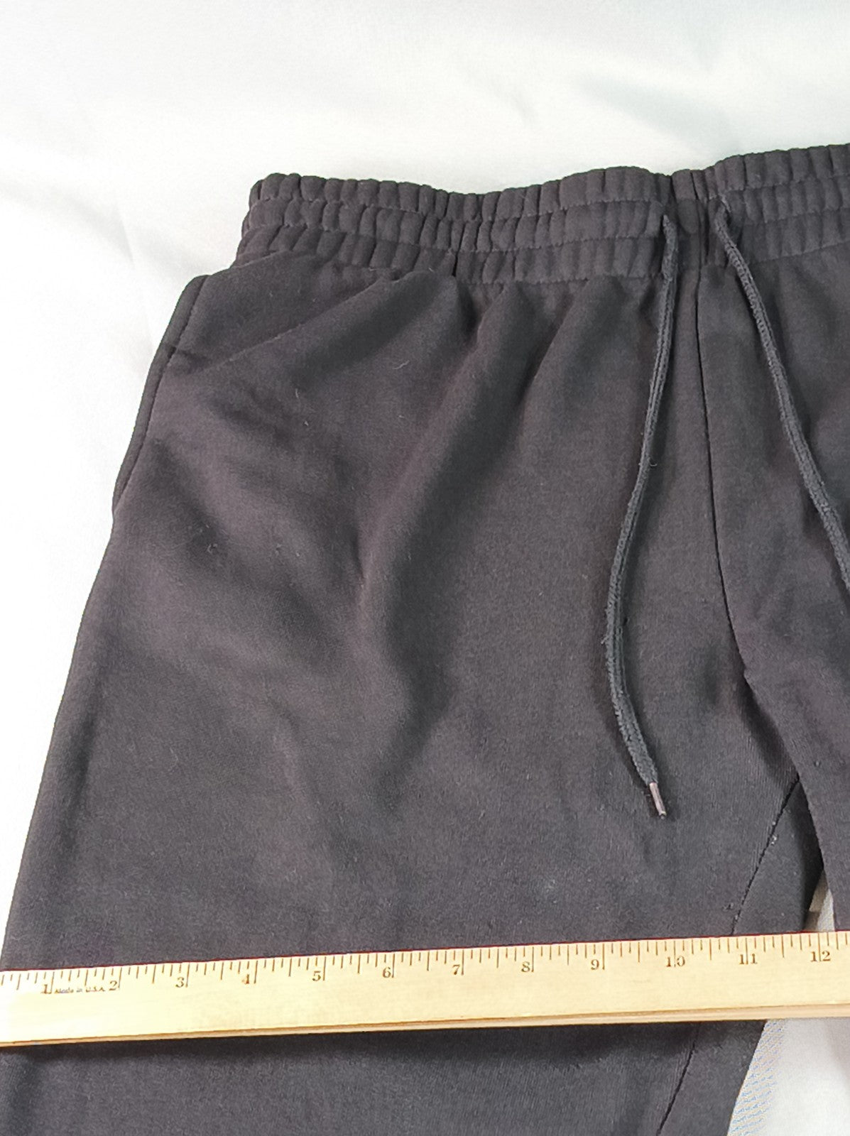 Mickey Mouse Black Jogger Pants L (12 14) Graphic Sweatpants Streetwear