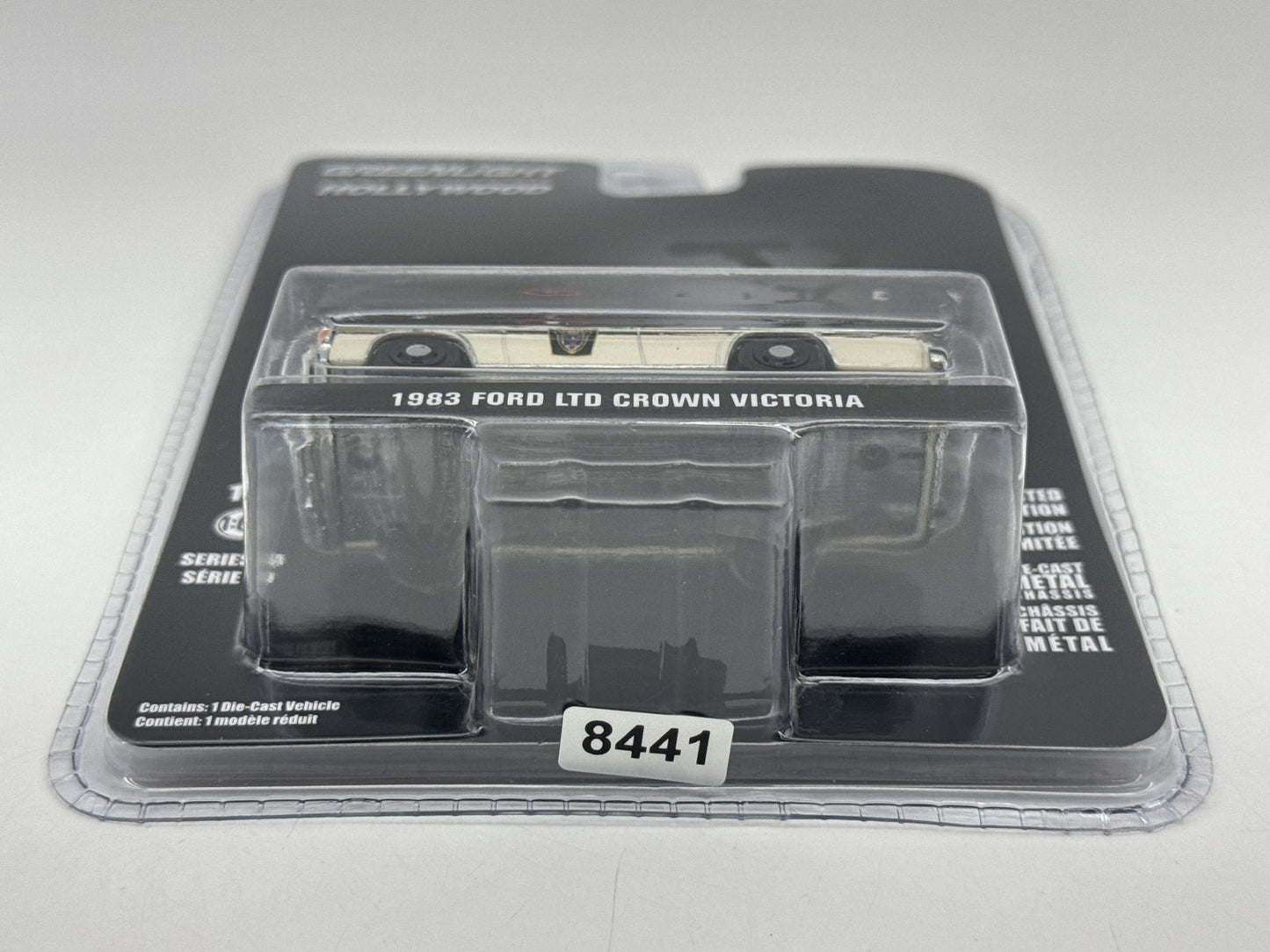 GreenLight The X Files Ford LTD Crown Victoria Diecast Car 1:64 White Metal