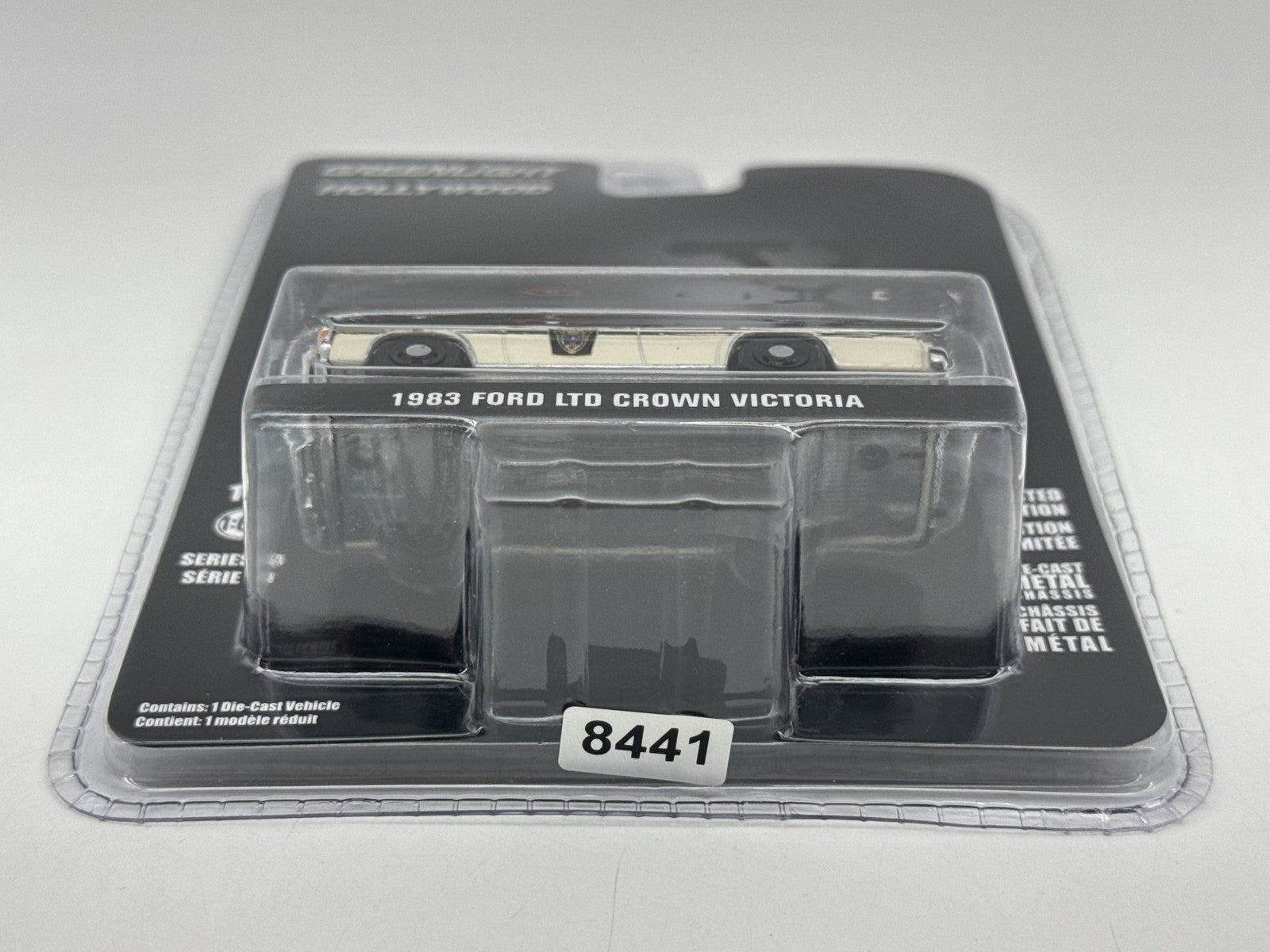 GreenLight The X Files Ford LTD Crown Victoria Diecast Car 1:64 White Metal