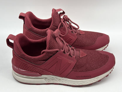 New Balance Burgundy Running Sneakers 8 US Womens US Knit Lightweight Breathable