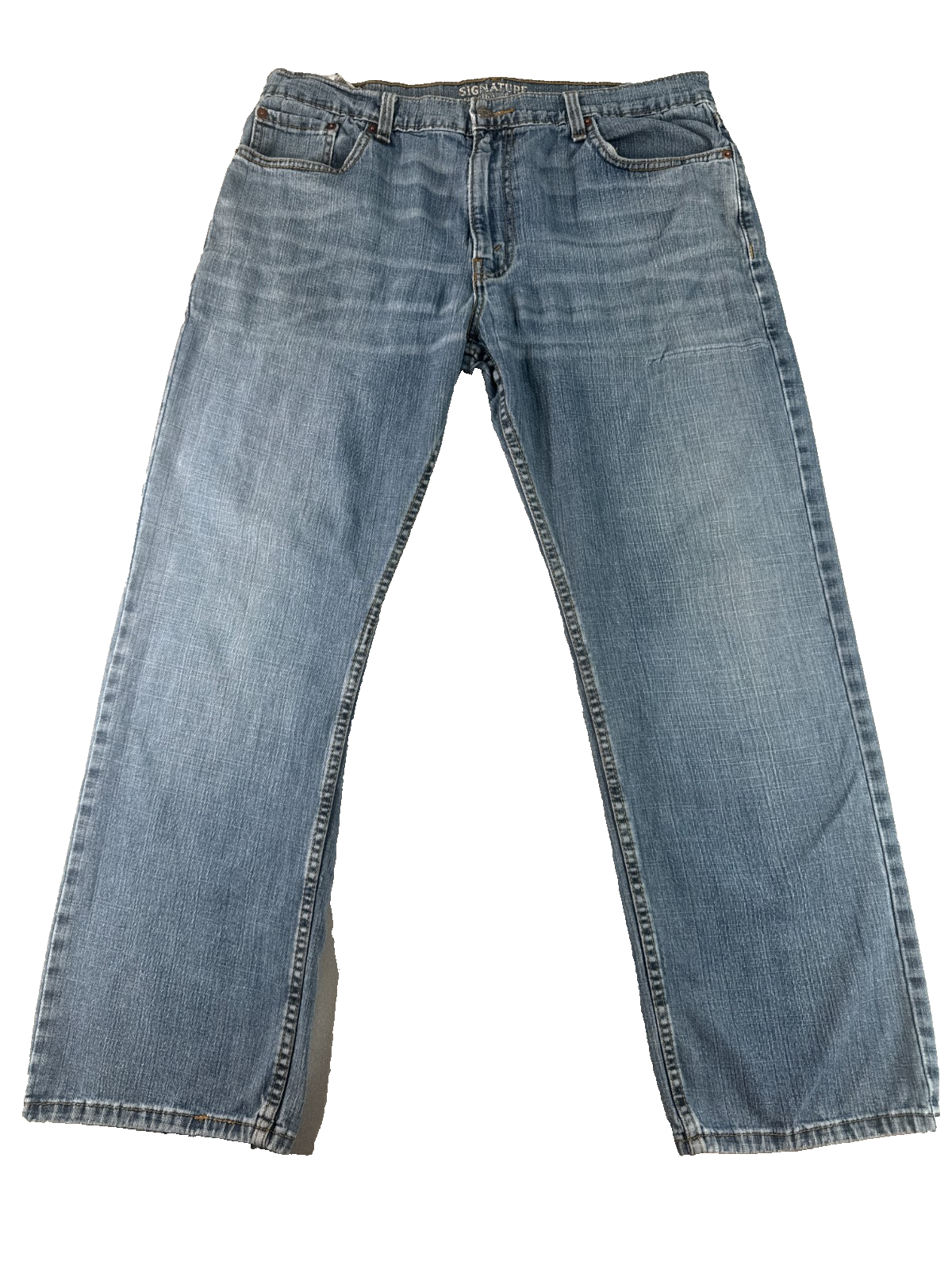 Levi Strauss Signature Capri Jeans Womens 10 Light Wash Denim Mid Rise Crop