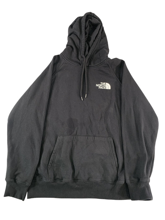 The North Face Hoodie Womens Large Black Purple Never Stop Exploring Graphic on