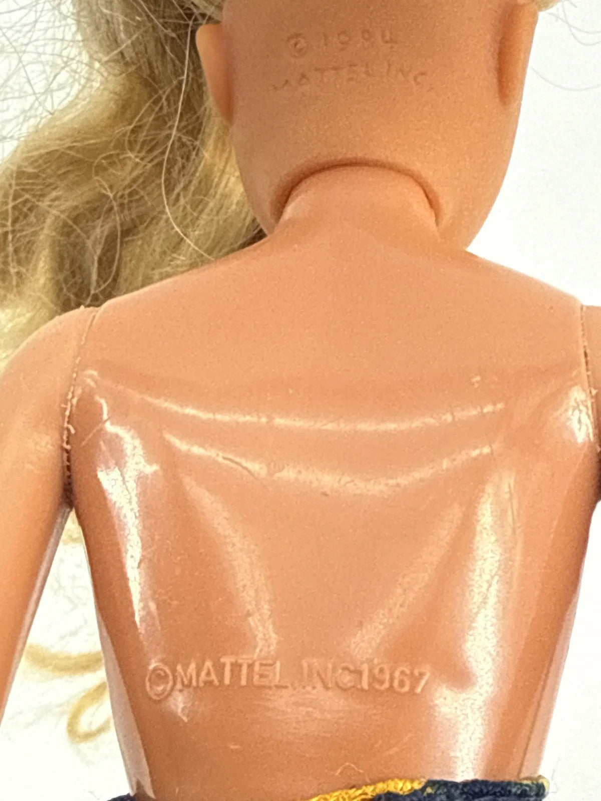 Mattel Barbie 1985 1021 Tropical Skipper Doll Swimsuit &amp; Ruffle Apparel