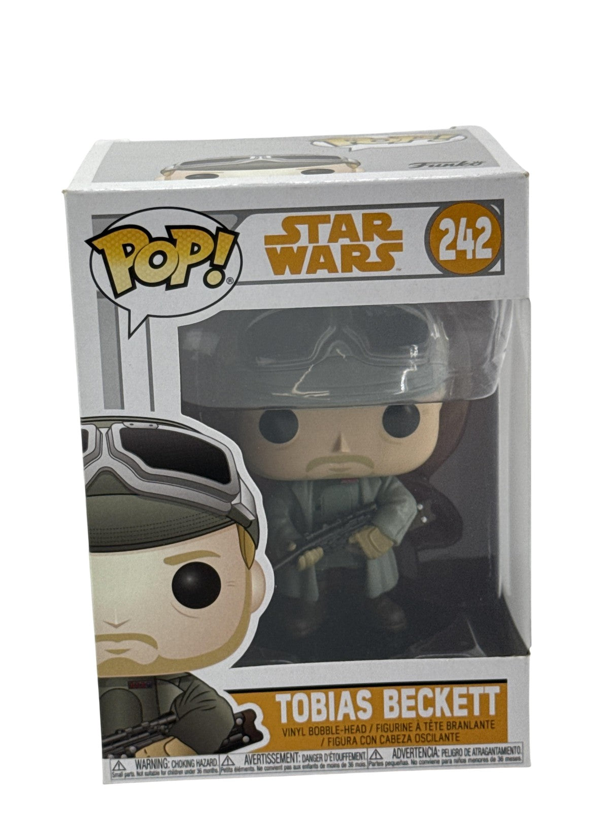 Funko Pop Star Wars Tobias Beckett #242 Vinyl Figure Bobblehead Multicolor Red