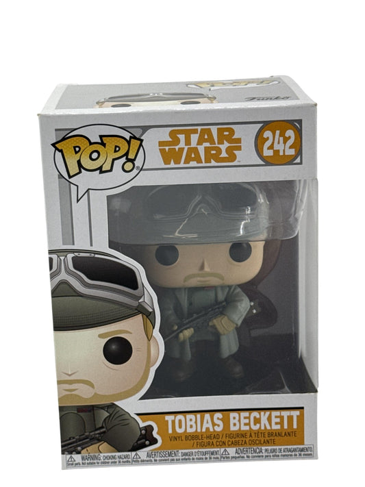 Funko Pop Star Wars Tobias Beckett #242 Vinyl Figure Bobblehead Multicolor Red