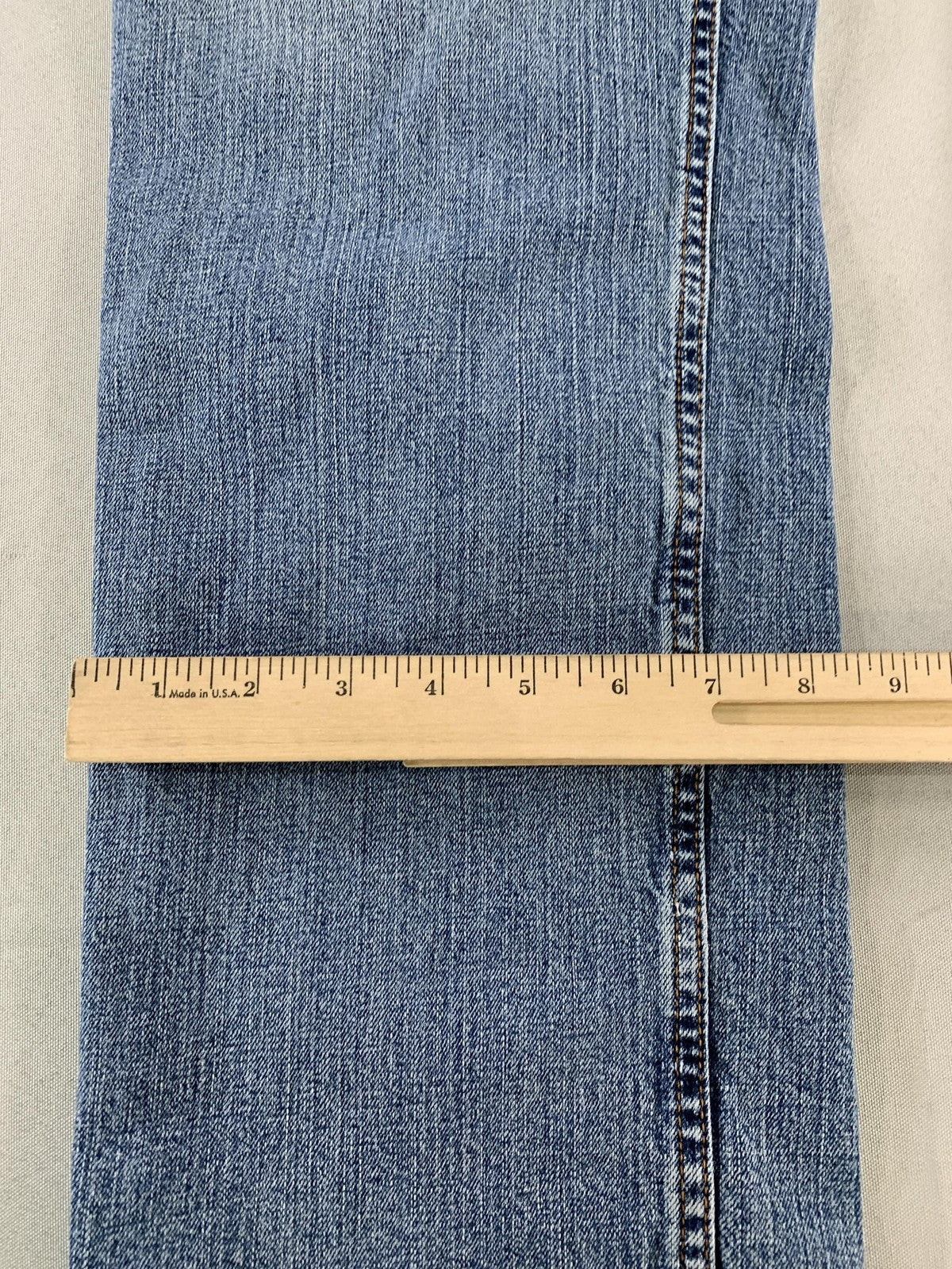 Arizona Jeans Mens 38x30 Slim Straight Flex Denim Comfort Classic Distressed