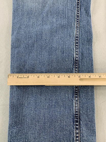 Arizona Jeans Mens 38x30 Slim Straight Flex Denim Comfort Classic Distressed