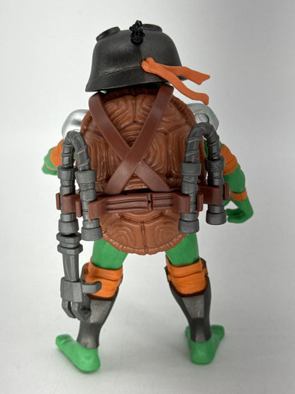 Playmates Collectible Michelangelo Action Figure Green Plastic TMNT Teenage Toy